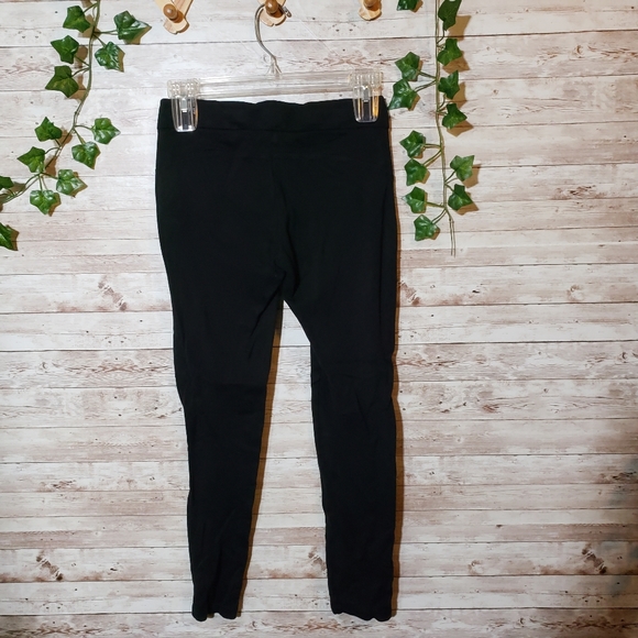 Ann Taylor Black Ponte Zip Pocket Leggings Pants AT Womens Dressy Business Work - Picture 6 of 6